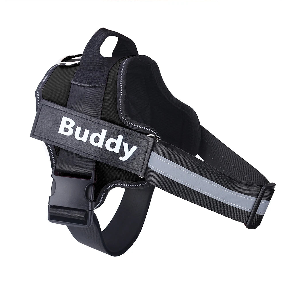 Senior Dog Walking Harness – Reflective & Adjustable