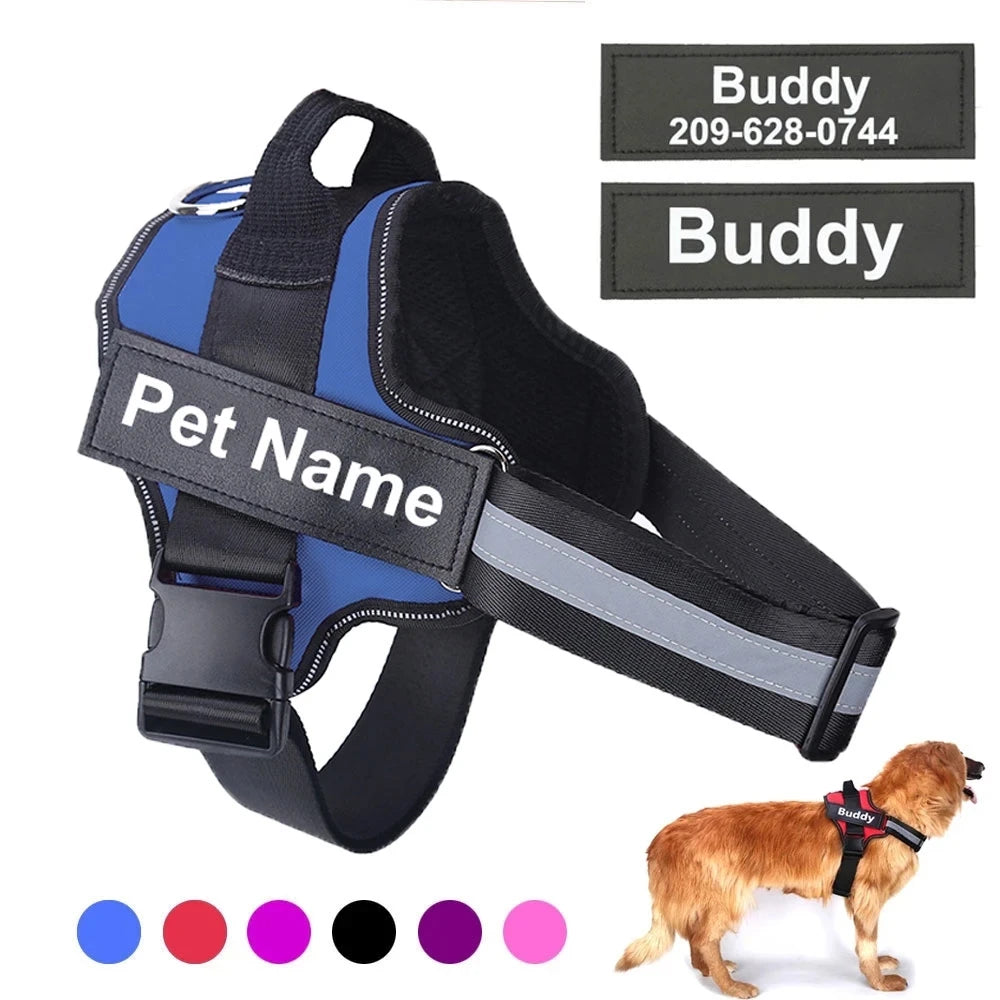 Senior Dog Walking Harness – Reflective & Adjustable