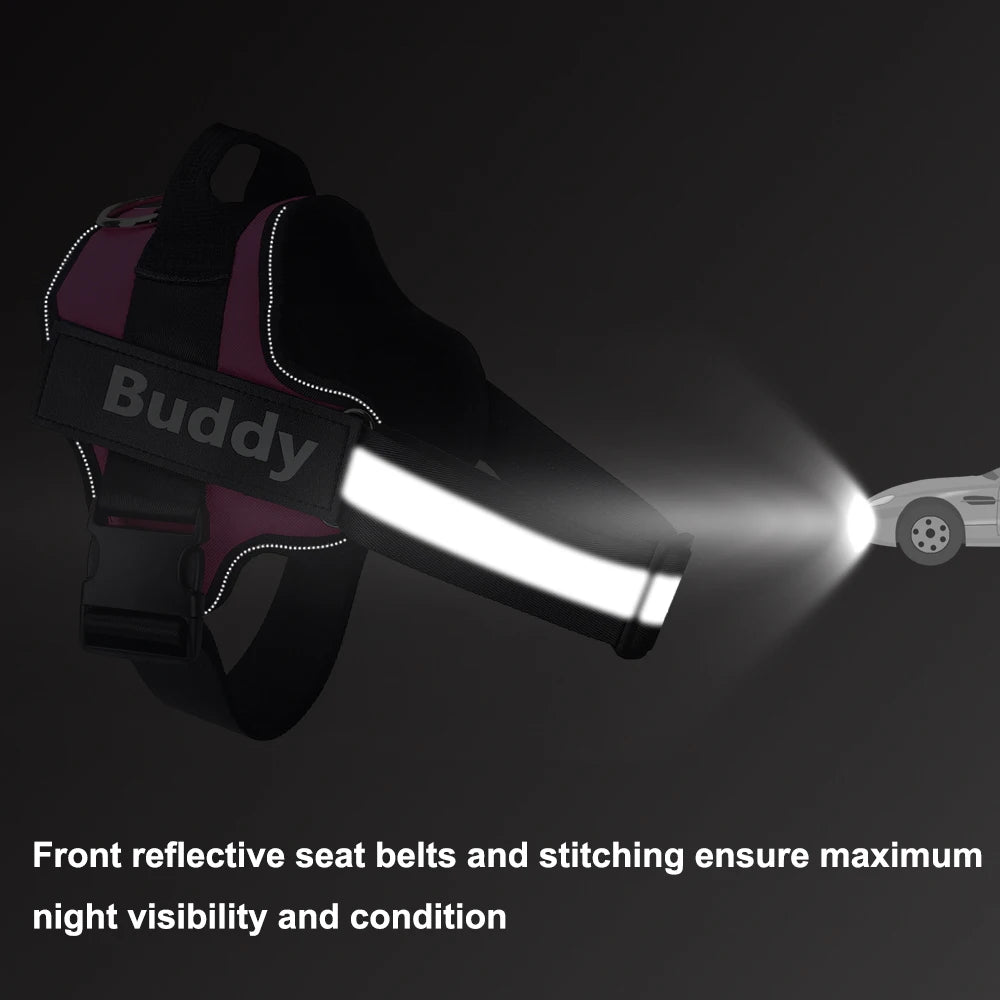 Senior Dog Walking Harness – Reflective & Adjustable