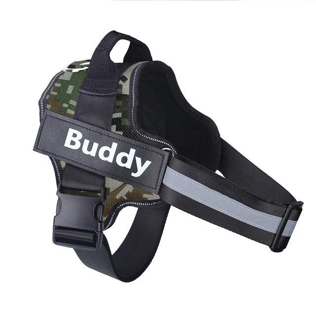 Senior Dog Walking Harness – Reflective & Adjustable