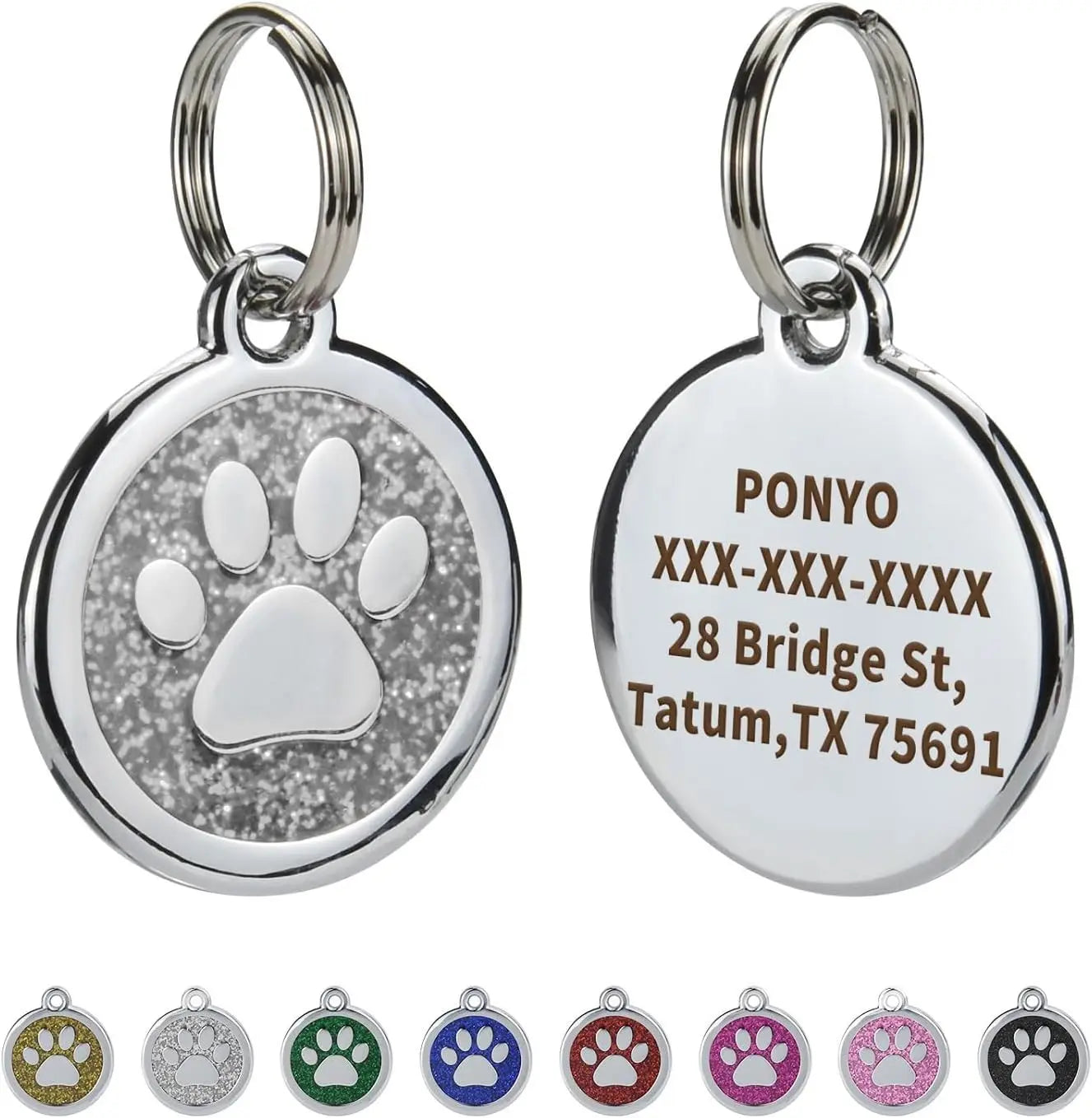 Personalised Dog ID Tag – Free Engraving