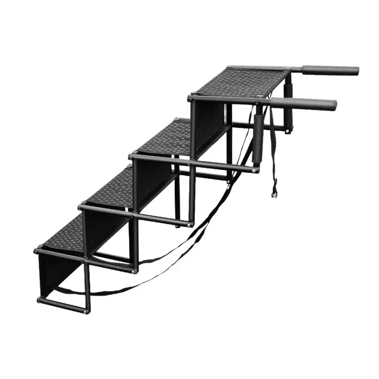 Foldable Dog Car Ramp – Portable Steel Ladder