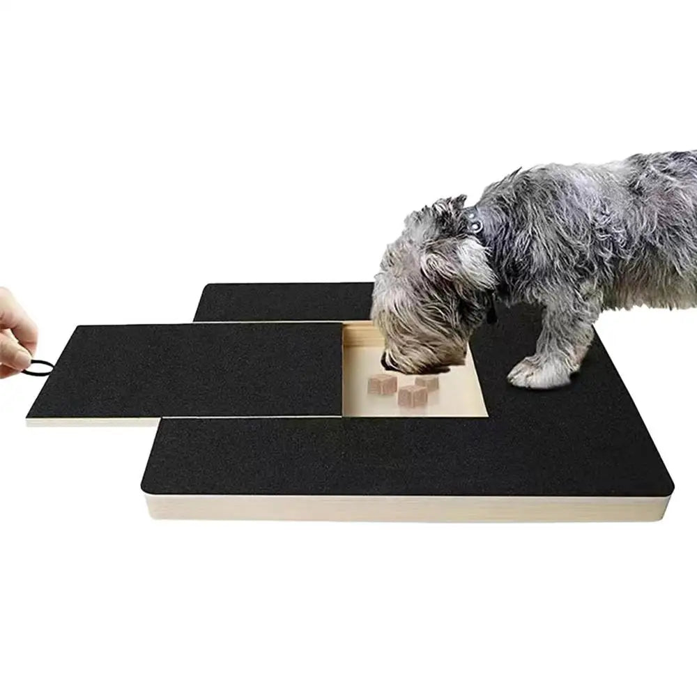 Dog Nail Scratch Board with Treat Box