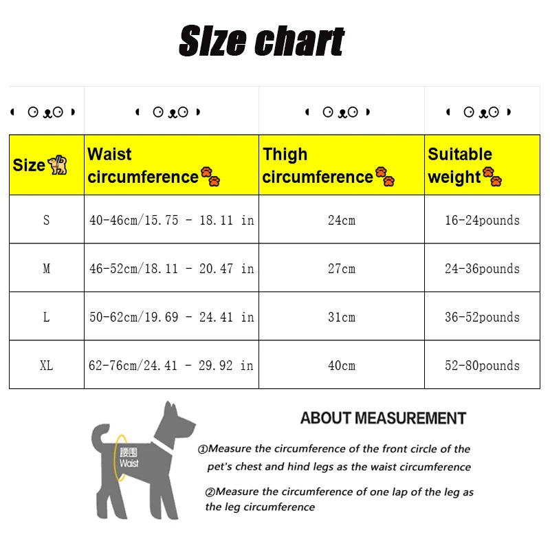 Senior Dog Rear Leg Support Harness