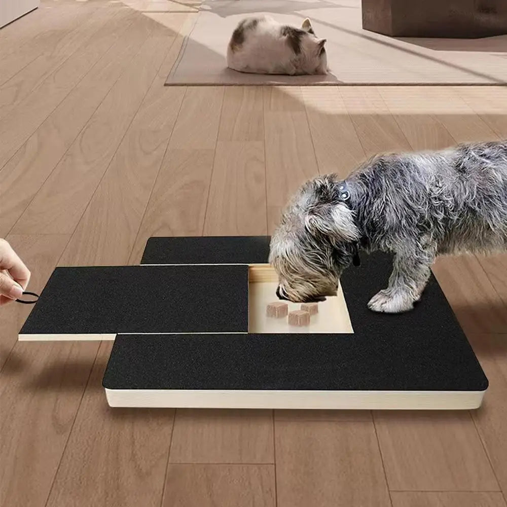 Dog Nail Scratch Board with Treat Box