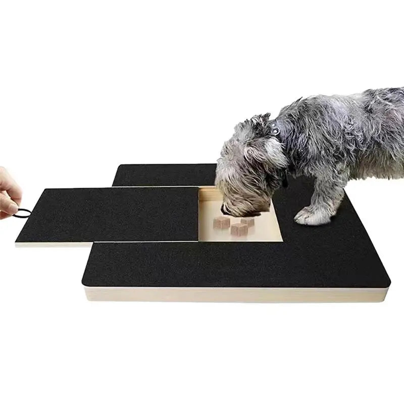 Dog Nail Scratch Board with Treat Box