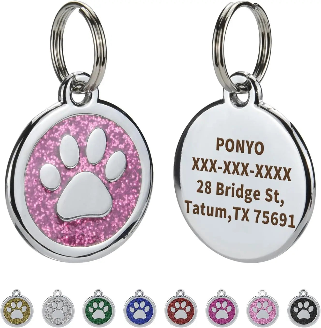 Personalised Dog ID Tag – Free Engraving