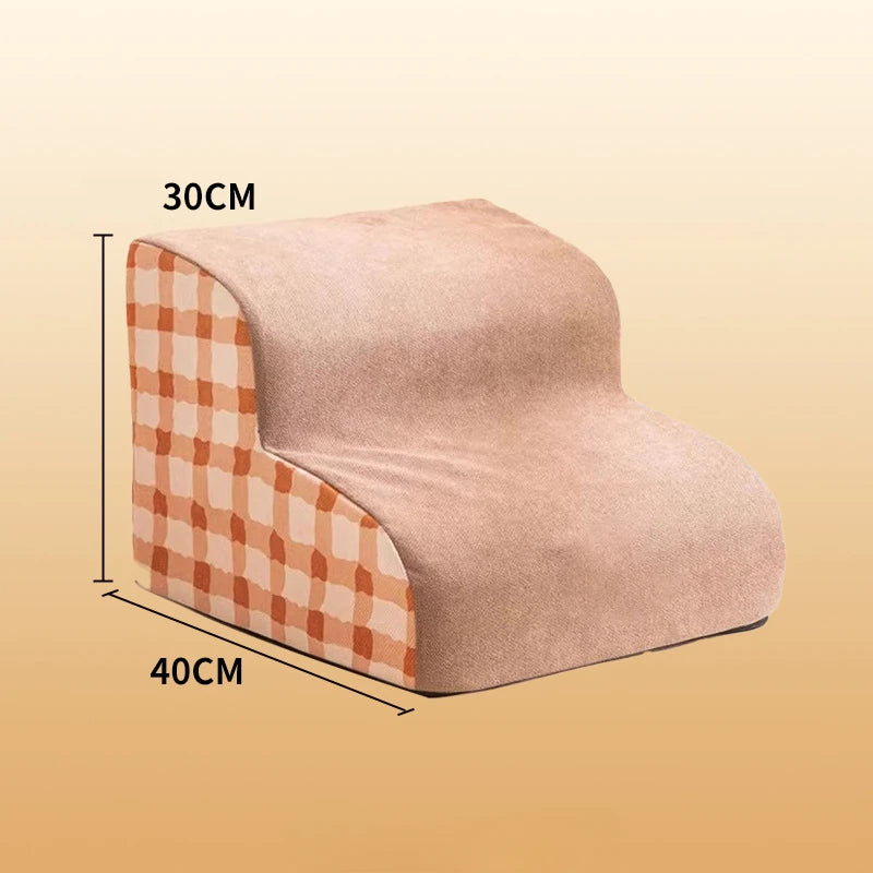 Senior Dog Ramp – Non-Slip Memory Foam Steps