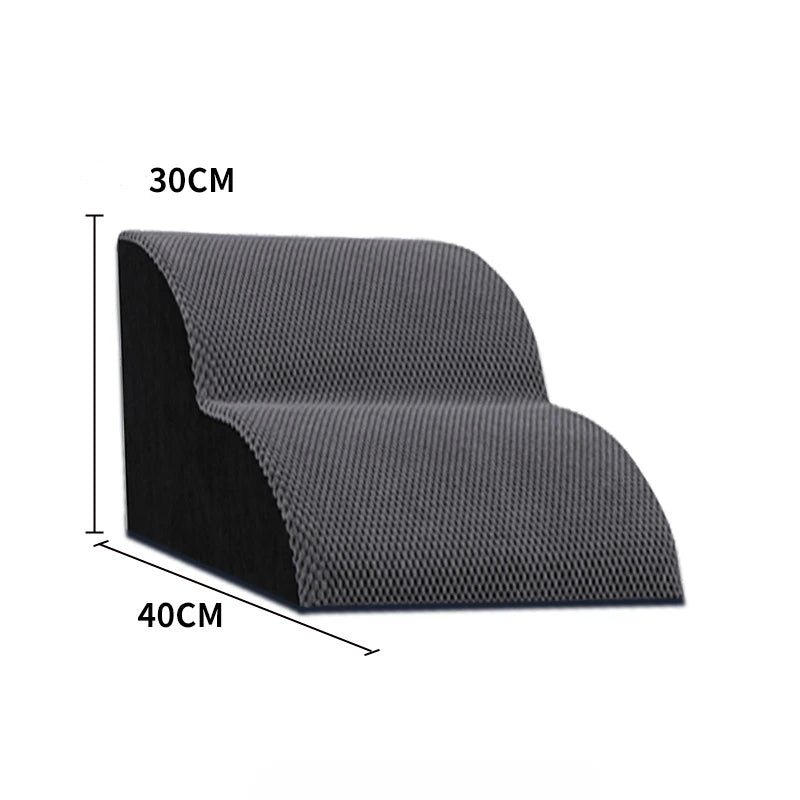 Senior Dog Ramp – Non-Slip Memory Foam Steps