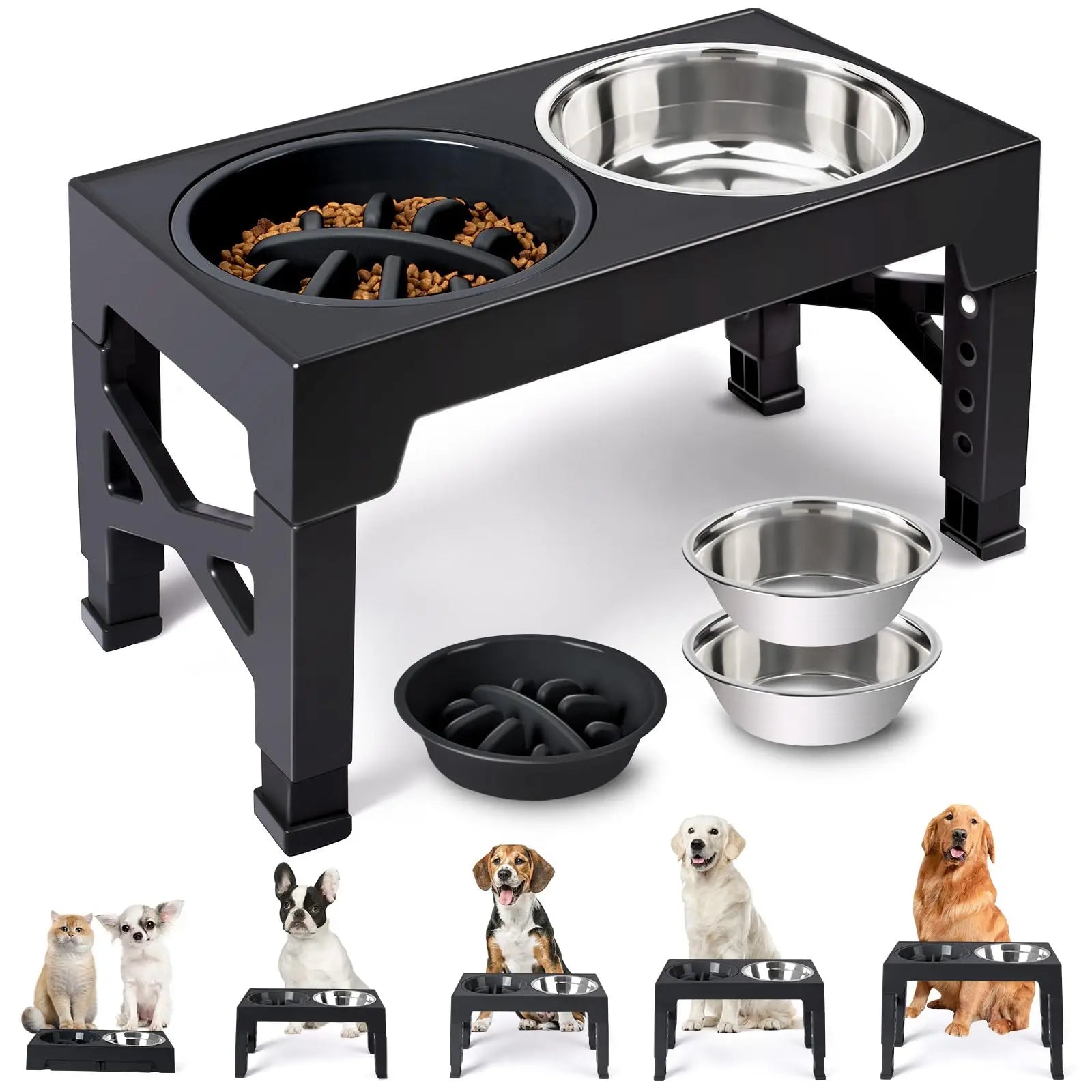 Elevated Dog Feeder – Raised Bowls for Senior Dogs