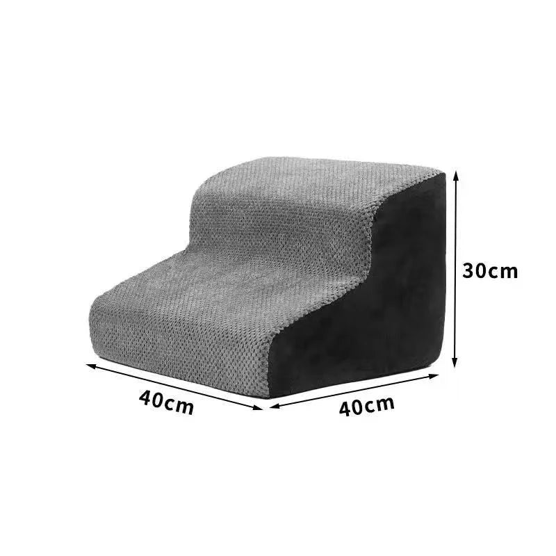 Senior Dog Ramp – Non-Slip Memory Foam Steps