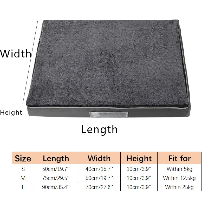 Memory Foam Dog Bed – Soft, Supportive & Washable