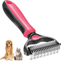 2-in-1 Dog Deshedding & Grooming Brush