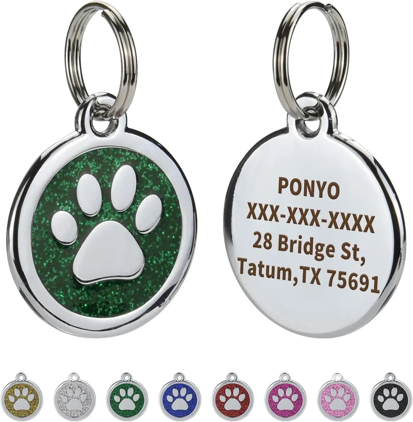 Personalised Dog ID Tag – Free Engraving