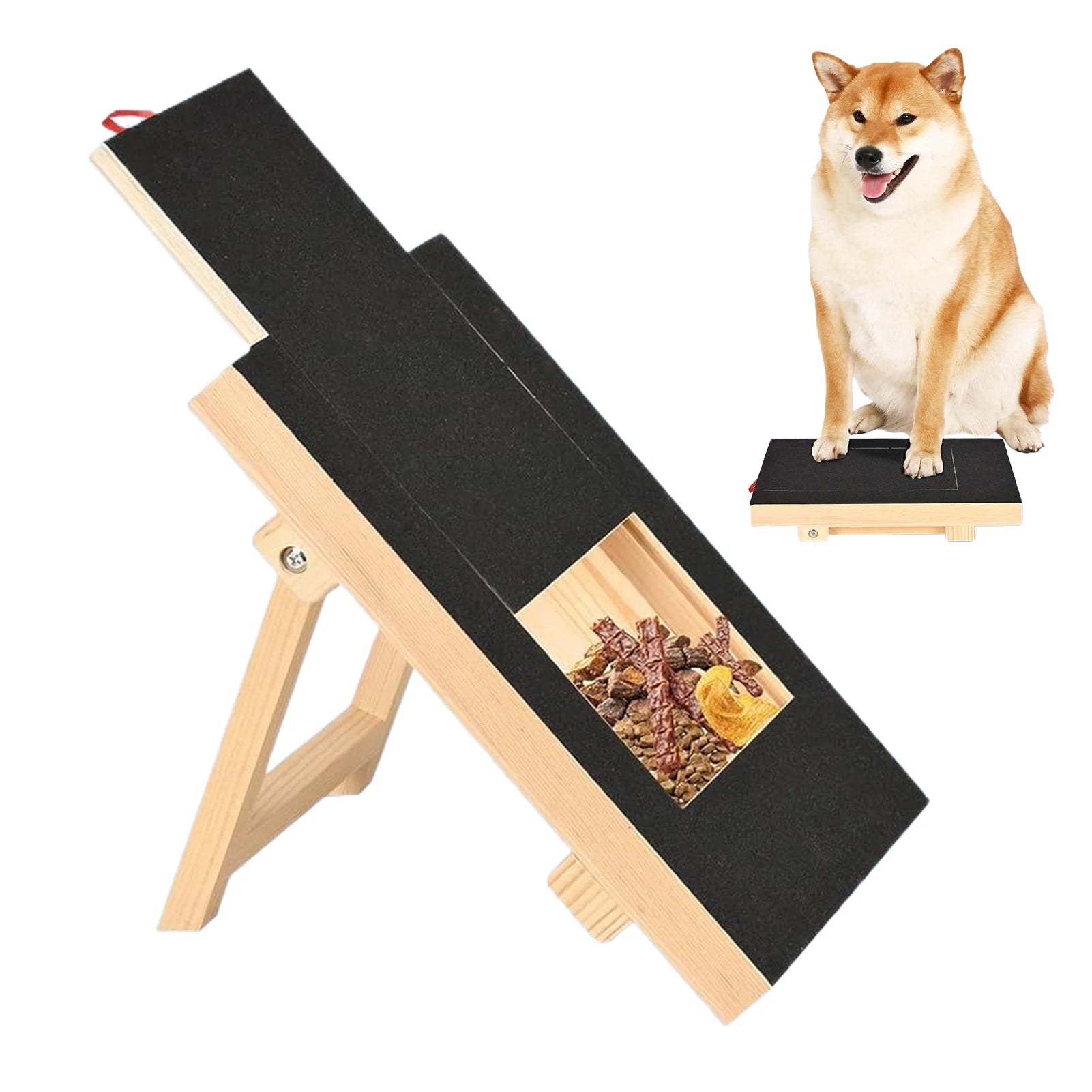 Dog Nail Scratch Board with Treat Box