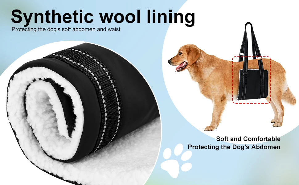 Senior Dog Rear Leg Sling Harness – Rehab & Mobility Aid