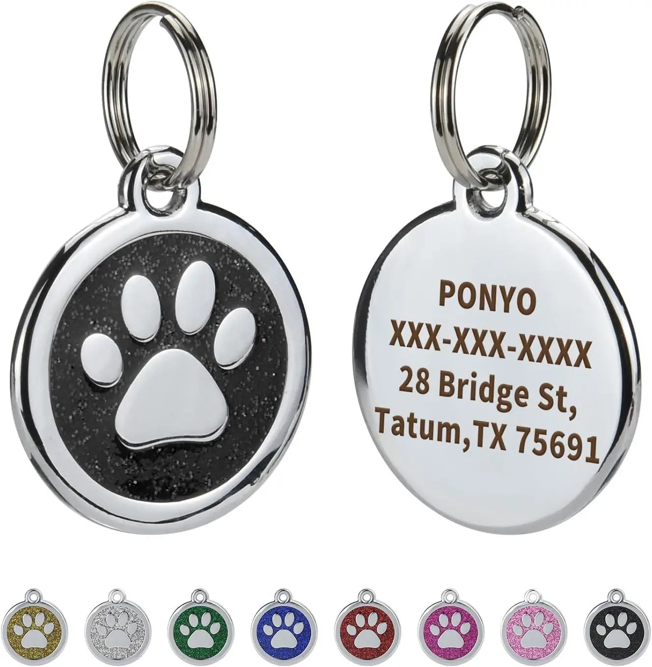 Personalised Dog ID Tag – Free Engraving