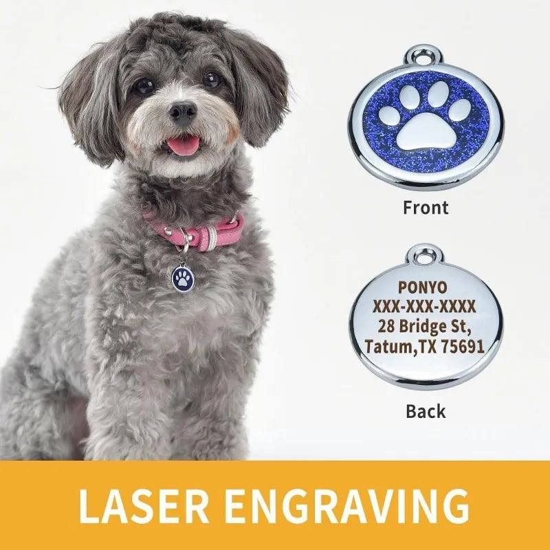 Personalised Dog ID Tag – Free Engraving