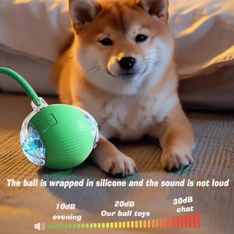 Automatic Rolling Dog Ball – Rechargeable Interactive Toy