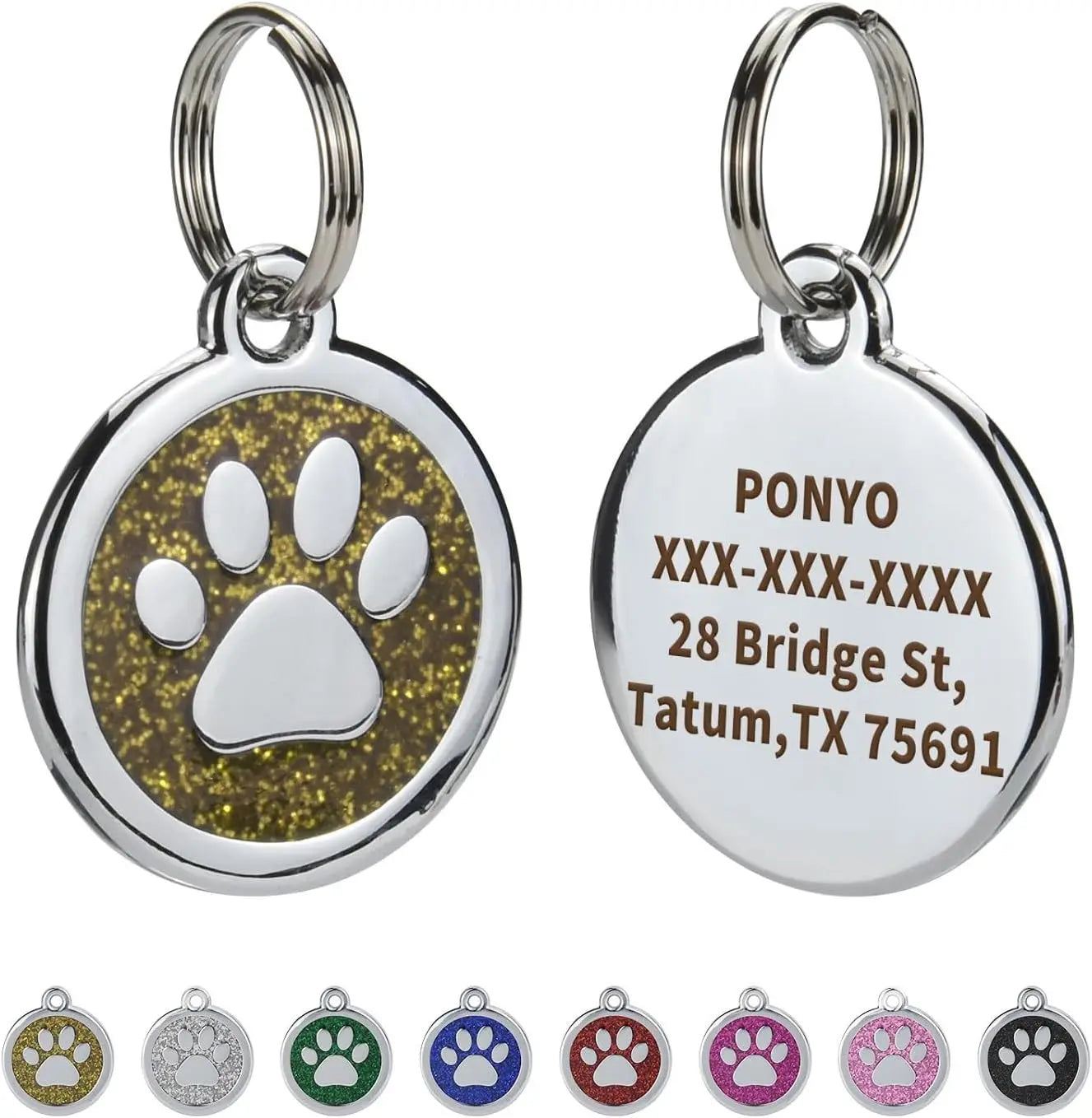 Personalised Dog ID Tag – Free Engraving
