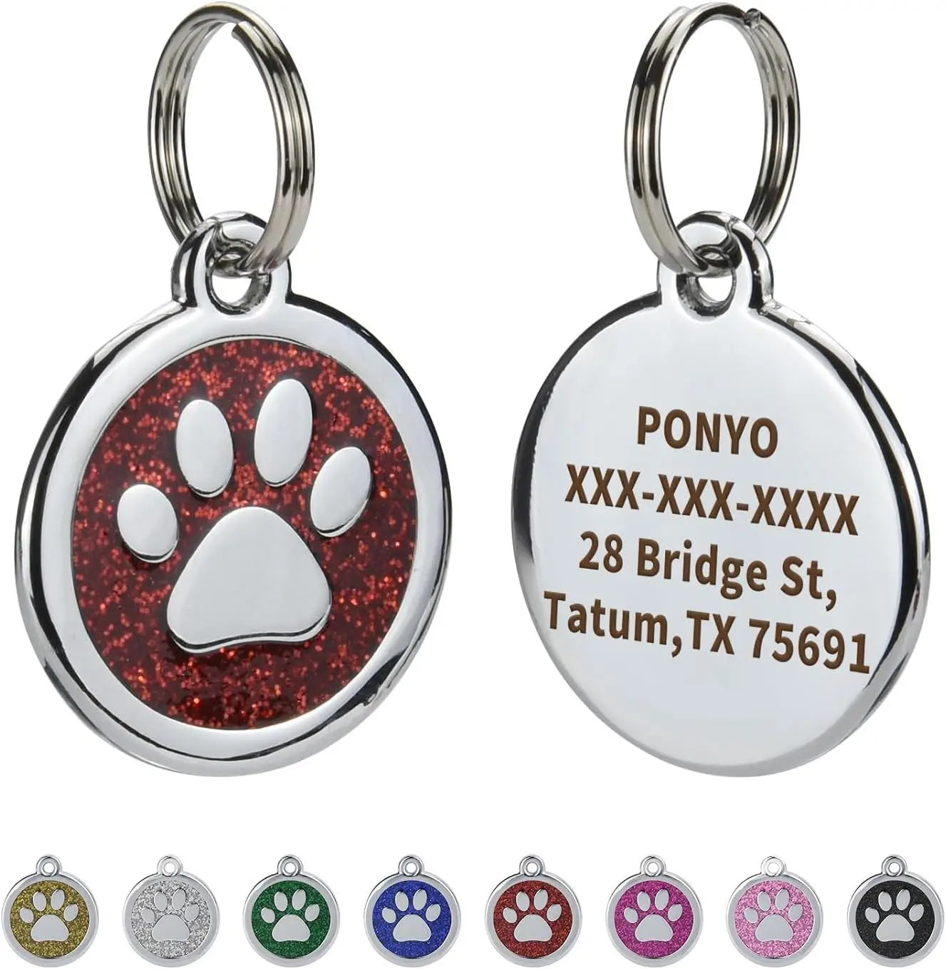 Personalised Dog ID Tag – Free Engraving