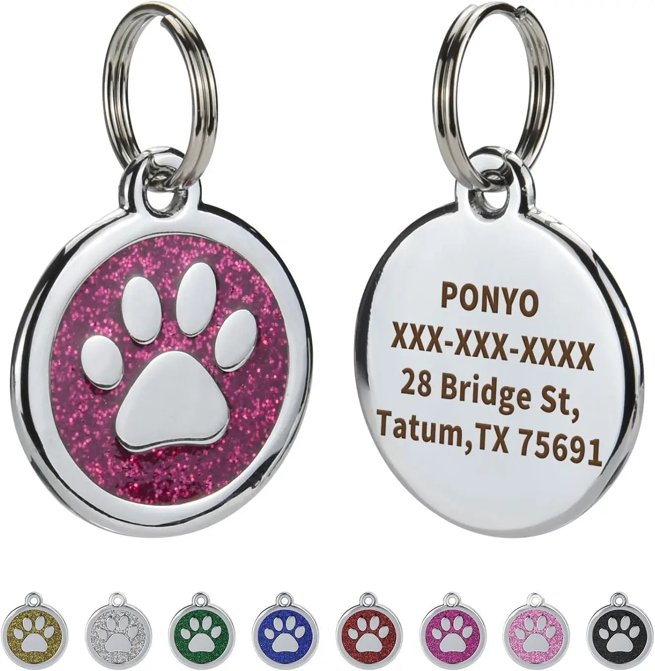 Personalised Dog ID Tag – Free Engraving