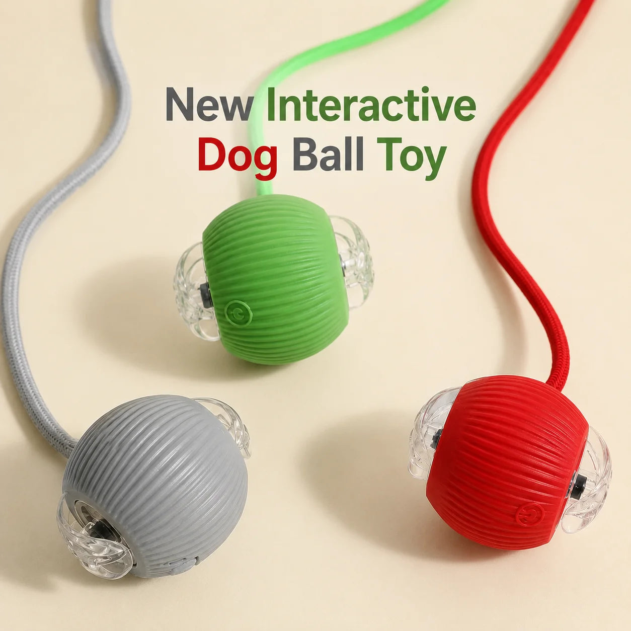 Automatic Rolling Dog Ball – Rechargeable Interactive Toy