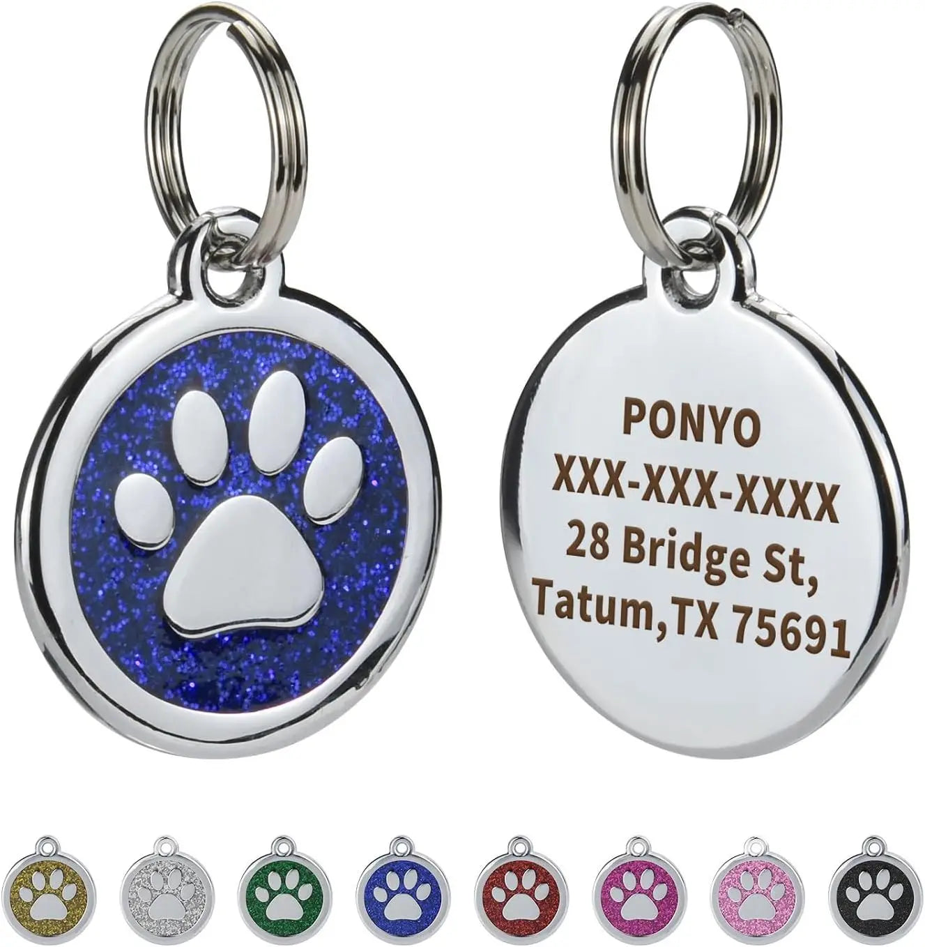 Personalised Dog ID Tag – Free Engraving