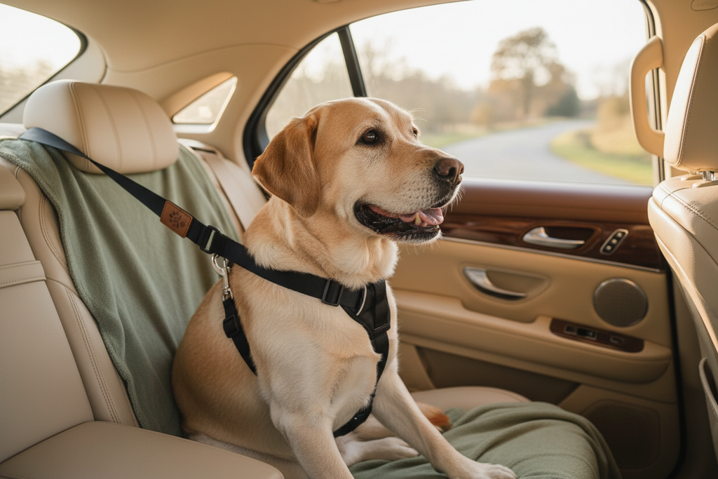 Two-in-One Car Safety Leash & Harness Connector